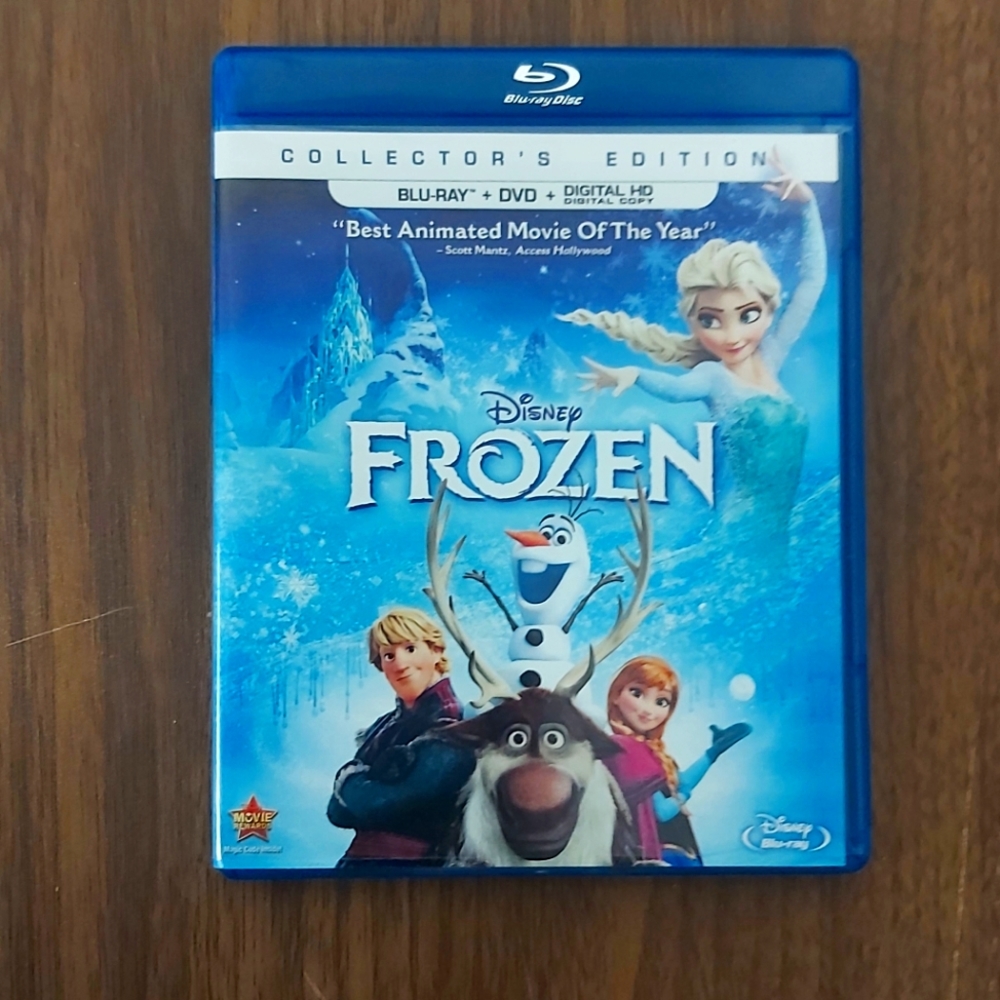 Frozen bluray disney 2 disc combo